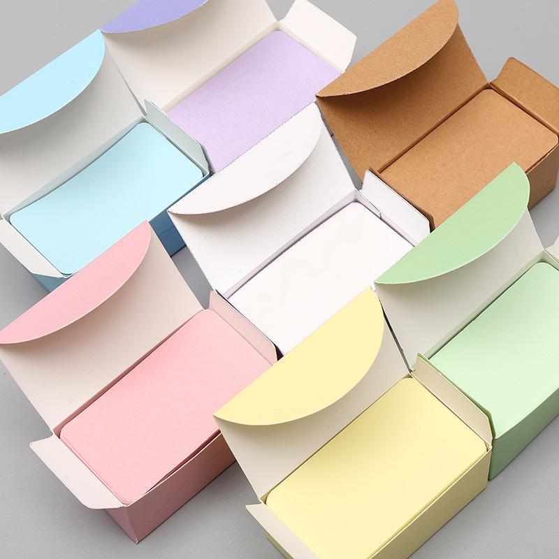 Wedding Favor Box - 100 Sheets Assorted Color Kraft Paper