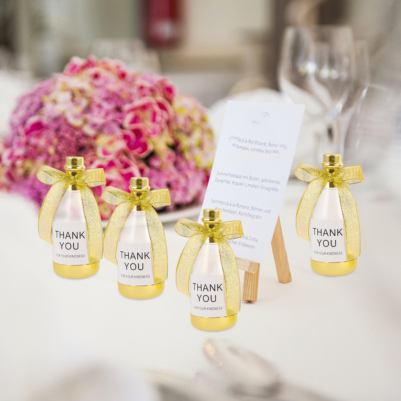 Wedding Favor Box - 6Pcs Bottle Candy Storage Boxes Lightweight