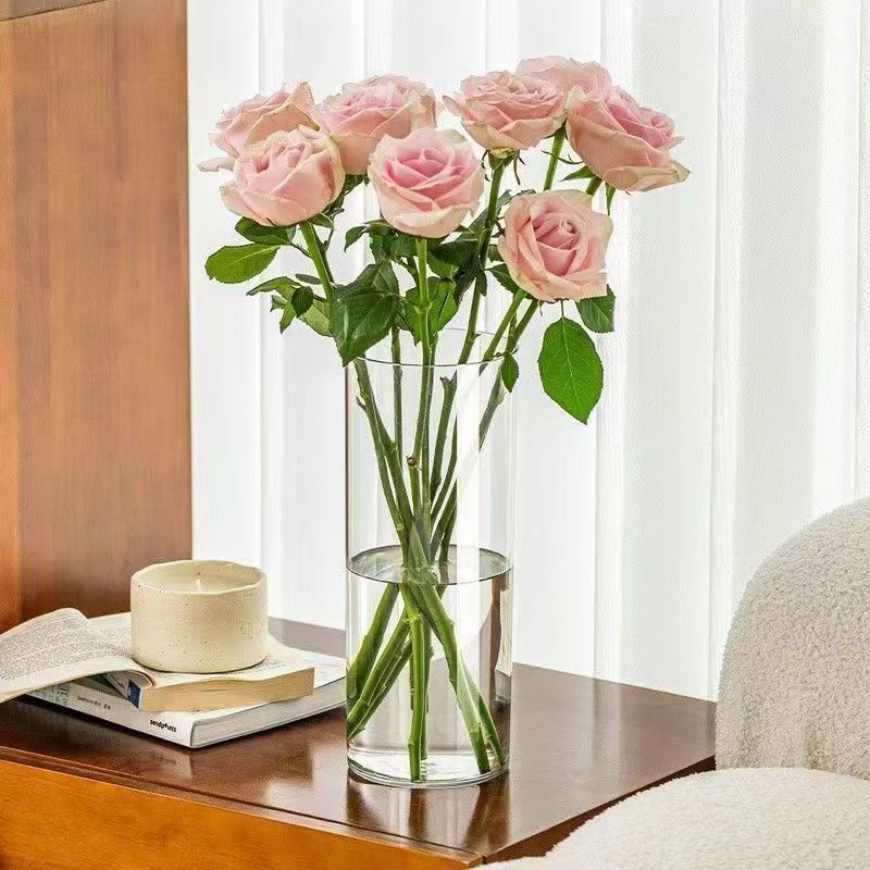 Acrylic Clear Cylinder Flower  - đánh giá và giá Centerpiece Vase Tall
