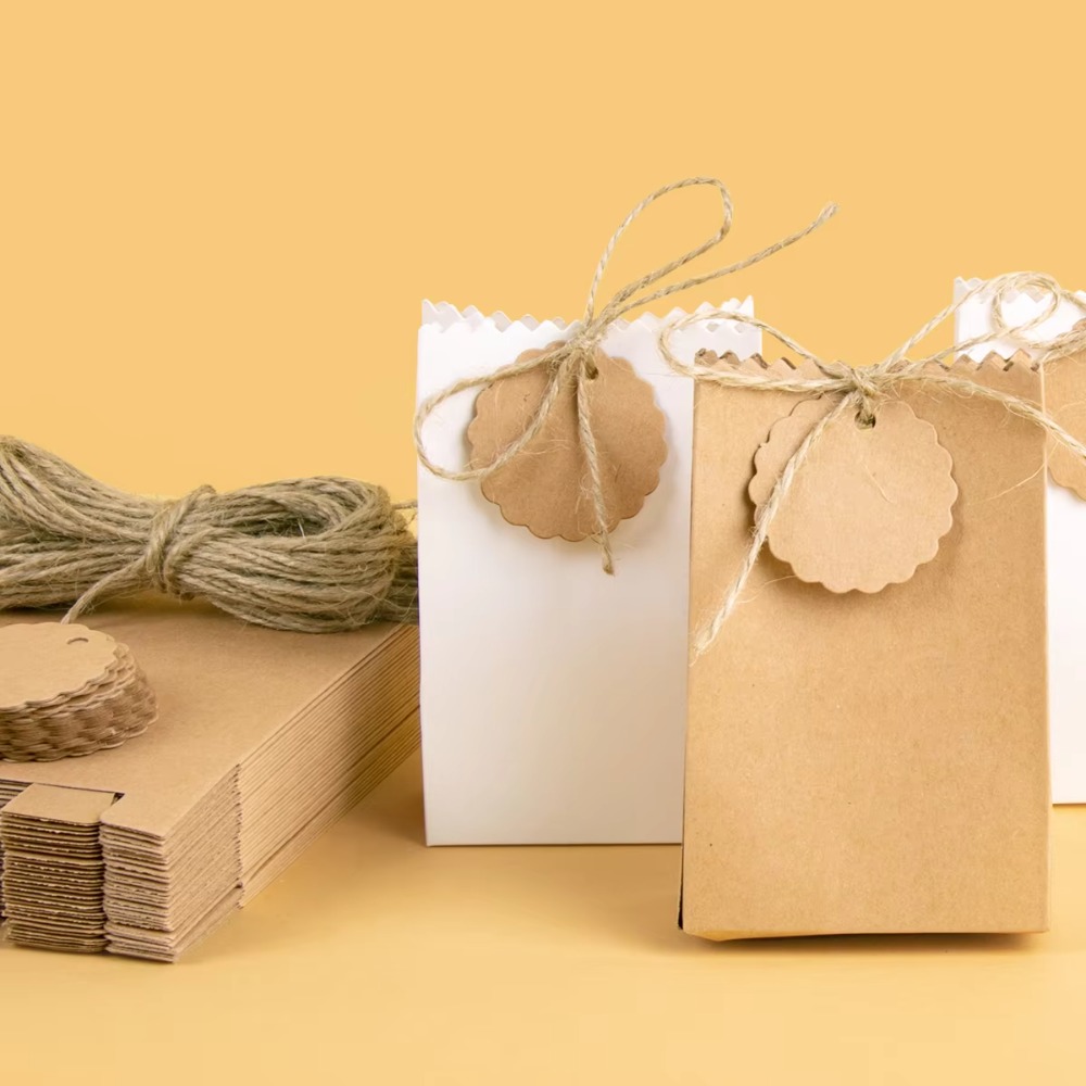 Multi-functional Retro Kraft P - đánh giá và giá Wedding Favor Box