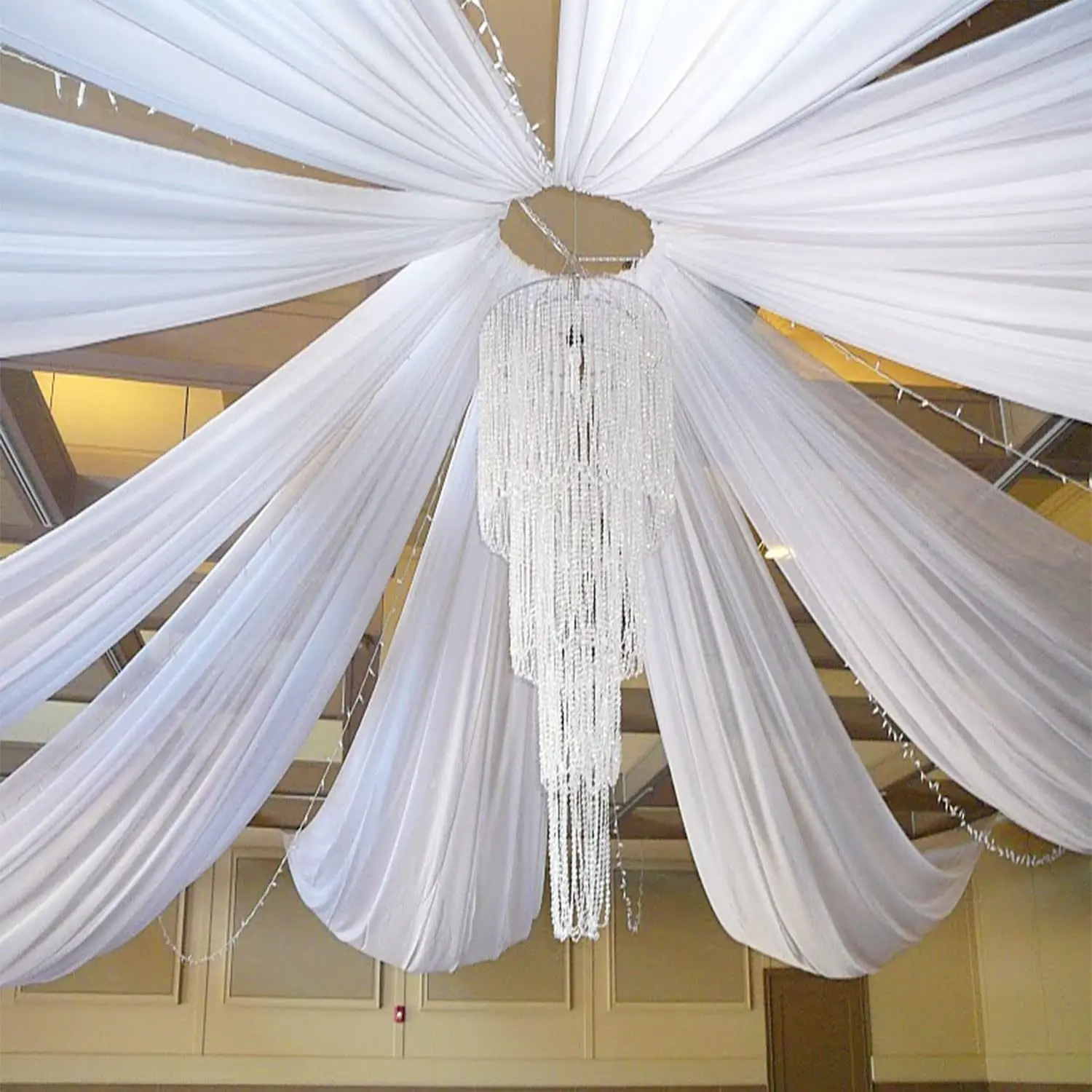 White Wedding Dress Ceiling Dr - đánh giá và giá Wedding Ceremony Supply