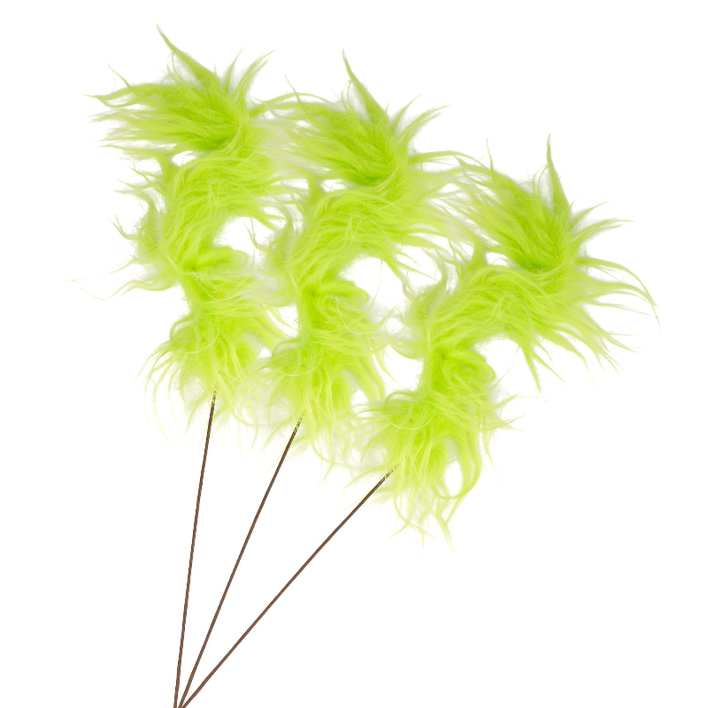 Fluffy Green Grinch Twig Picks - đánh giá và giá Wedding Ceremony Supply