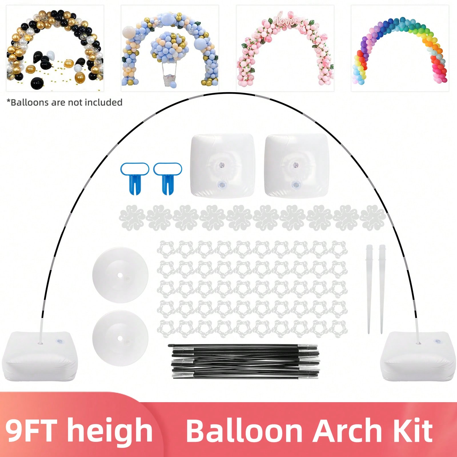1 Set Balloon Arch Stand Kit,  - đánh giá và giá Wedding Supply Kit