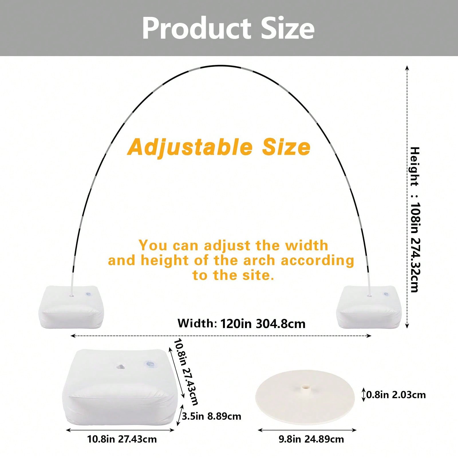 1 Set Balloon Arch Stand Kit,  - đánh giá và giá Wedding Supply Kit