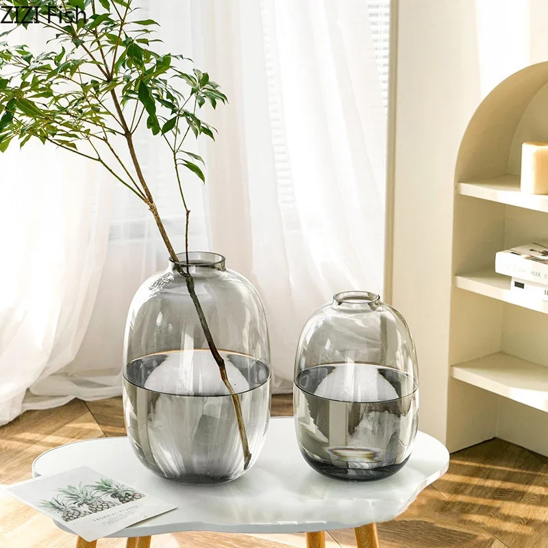 Transparent Glass Vase, Office - đánh giá và giá Centerpiece Vase Tall