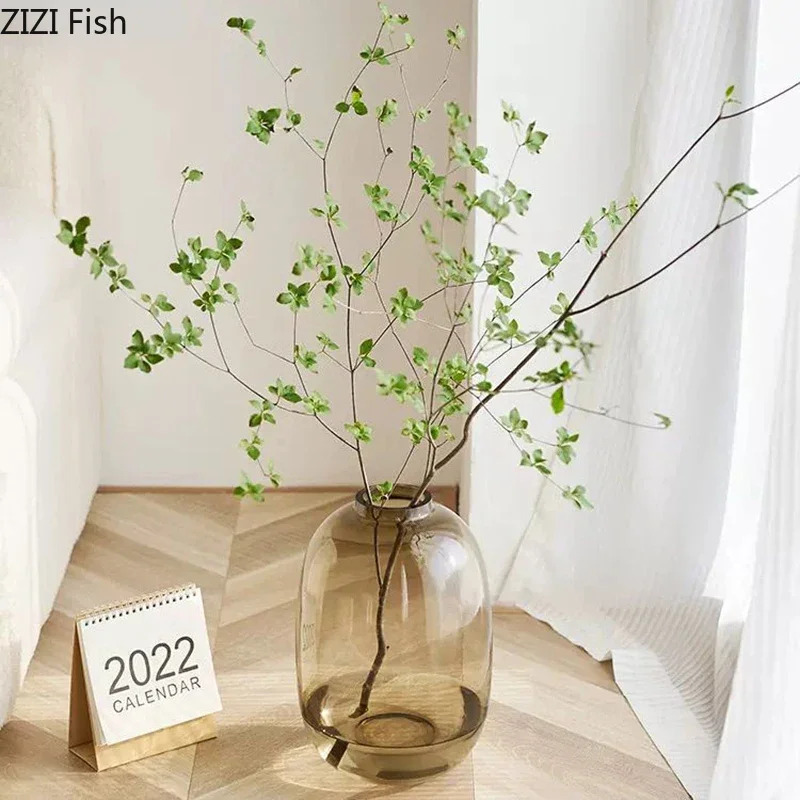 Transparent Glass Vase, Office - đánh giá và giá Centerpiece Vase Tall
