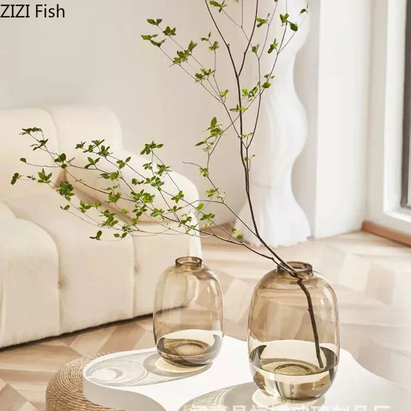 Transparent Glass Vase, Office - đánh giá và giá Centerpiece Vase Tall