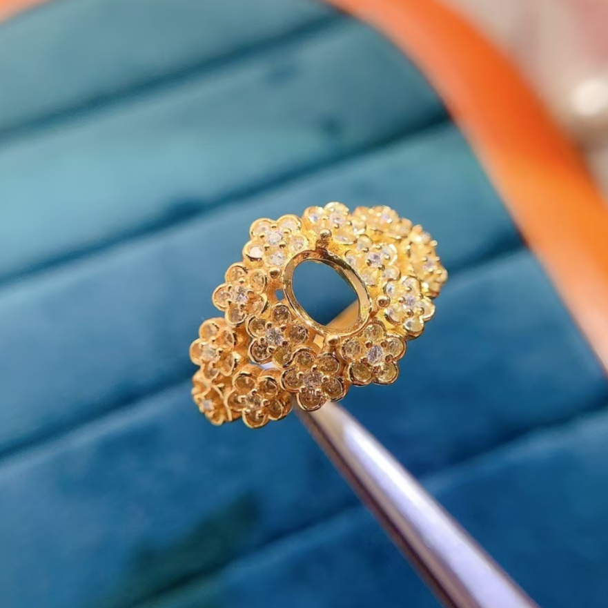 Luxury 925 Silver Ring Setting - đánh giá và giá Supplier Wedding