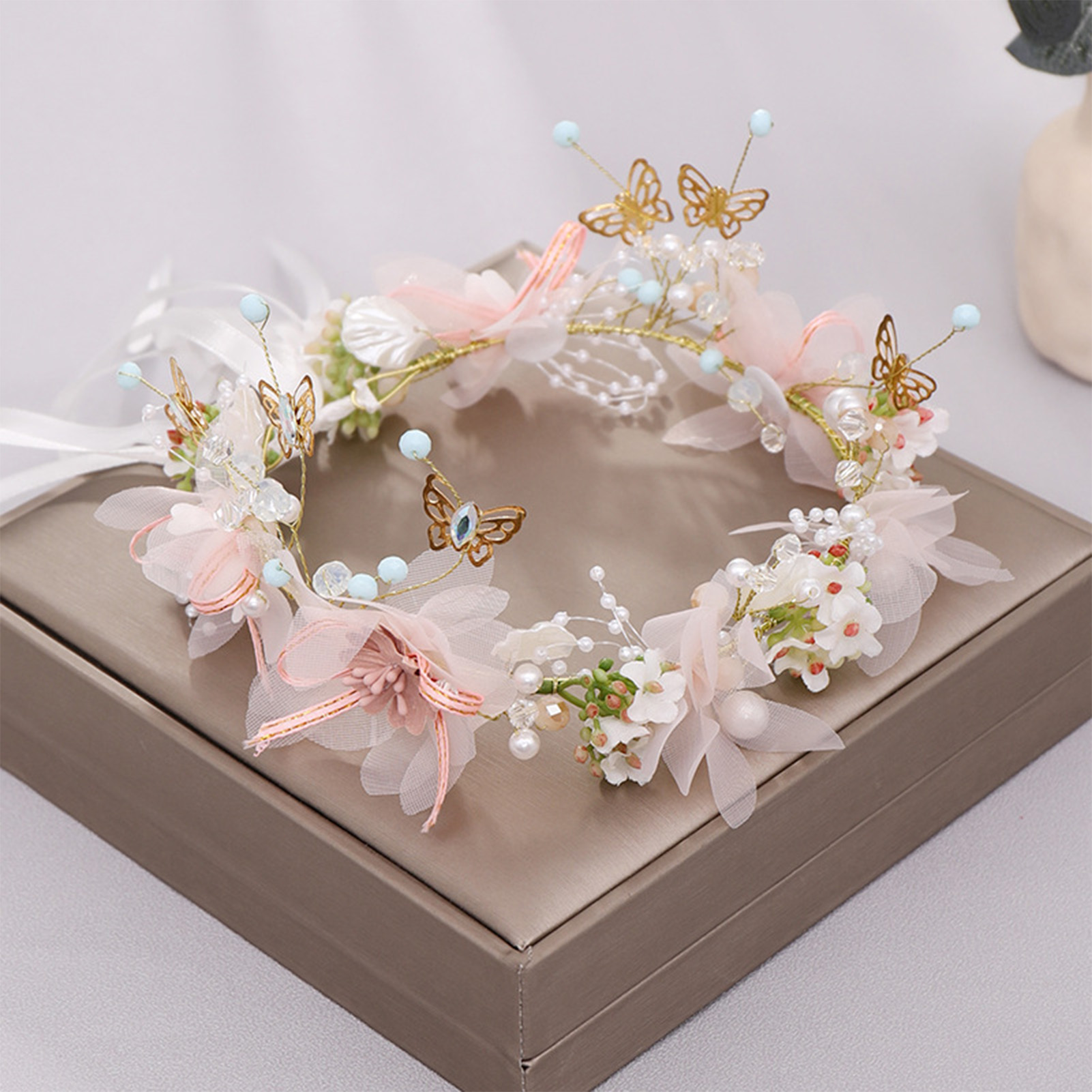 Women Girls Flower Headband Br - đánh giá và giá Wedding Supply Store