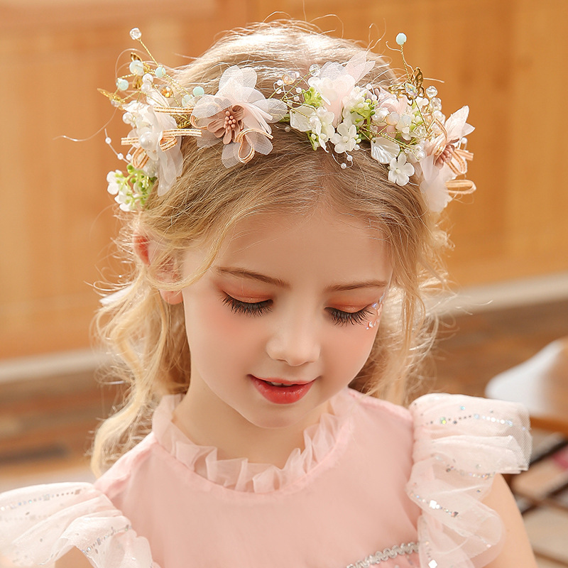 Women Girls Flower Headband Br - đánh giá và giá Wedding Supply Store