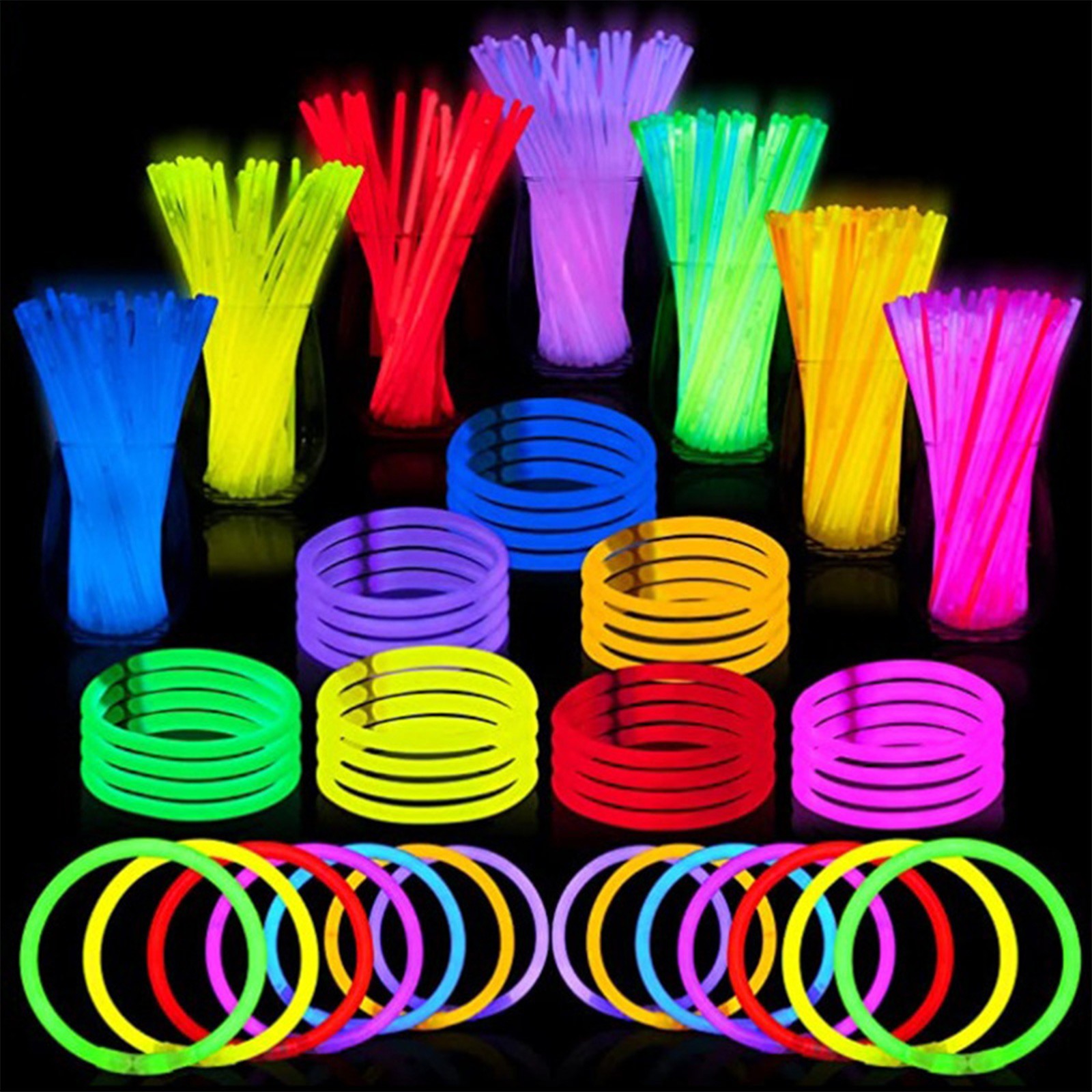‌100 Pack 20cm Fluorescent Glo - đánh giá và giá Wedding Supply In Bulk