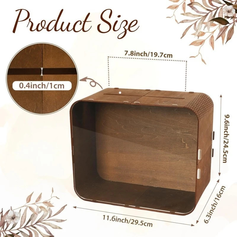 Wooden Wedding Card Box With A - đánh giá và giá Wedding Ceremony Supply