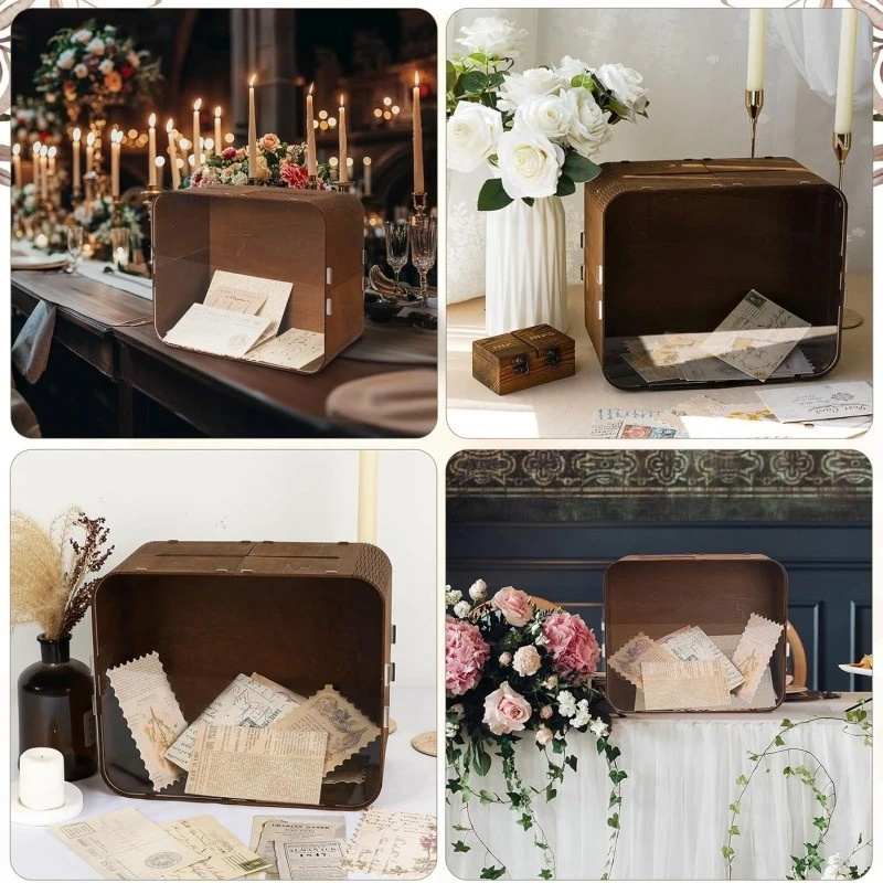 Wooden Wedding Card Box With A - đánh giá và giá Wedding Ceremony Supply