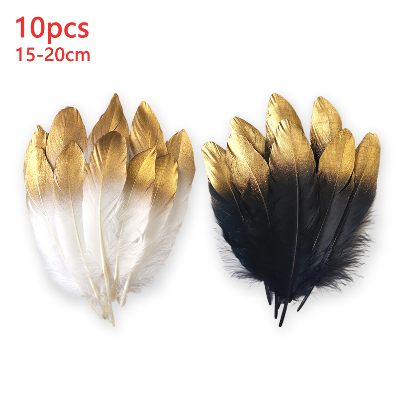 15-20cm Black White Feathers W - đánh giá và giá Centerpiece Vase Tall