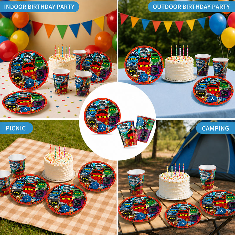 Cartoon Ninja Pattern Disposab - đánh giá và giá Wedding Supply Kit