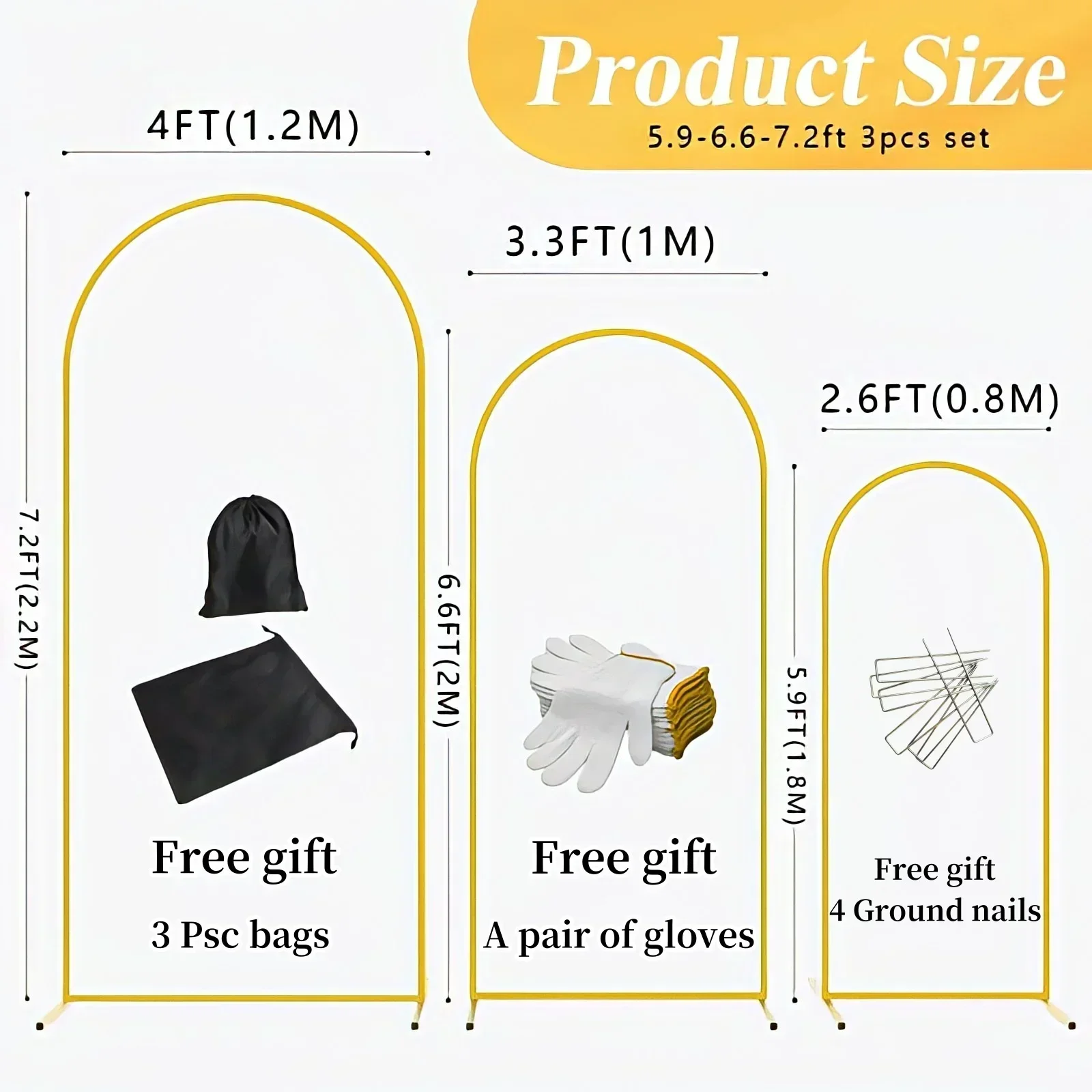 EU Warehouse Gold Metal Balloo - đánh giá và giá Wedding Support